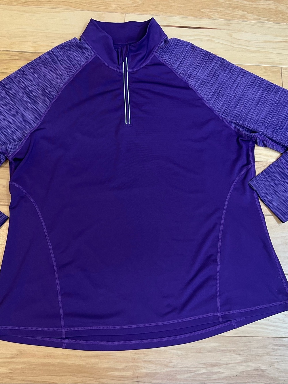 Ideology Purple Athletic Top with White Logo